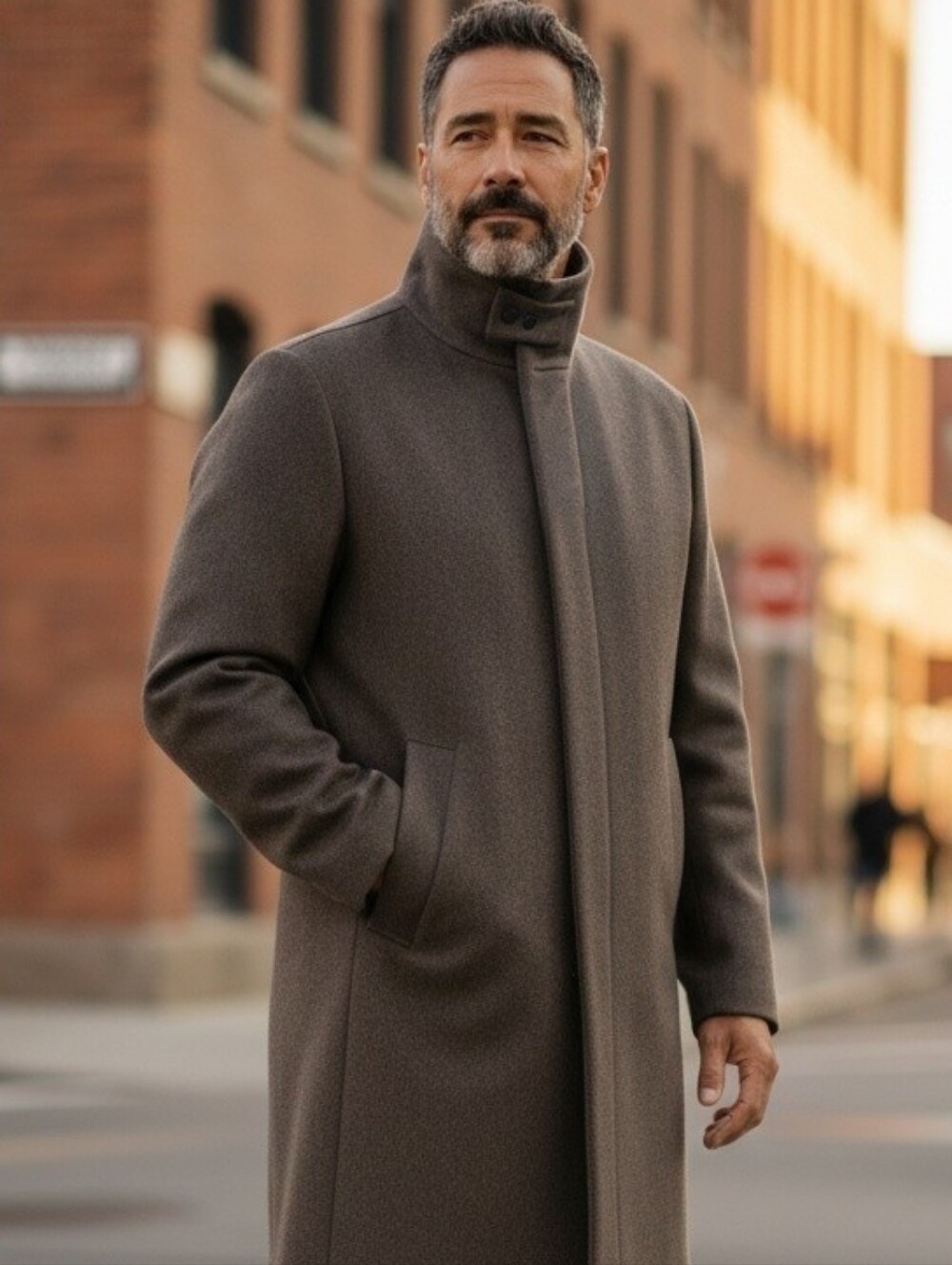 Vintage BUGATTI West Germany Wool Cashmere Men’s Overcoat 38R
